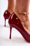 Classic Lacquered Stilettos Red Lerisa