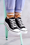 Women's Tied Sneakers Black Menifee