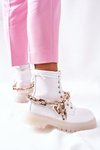 Stylish High Boots White Grail