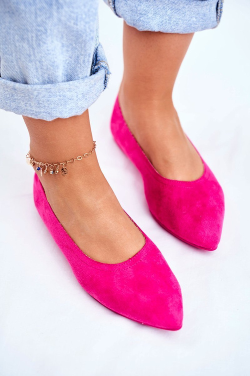 Women’s Ballerinas Eco-Suede Fuchsia Bellissima
