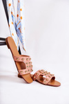 Women's Classic Slippers With Ornaments Pink Scotlyn