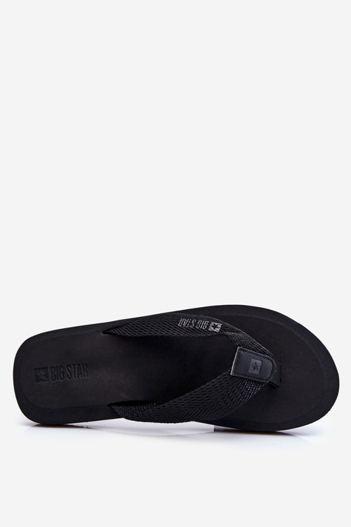 Men's Foam Flip Flops Big Star LL174618 Černá
