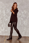 Women's Lined Cowboy Boots Black Venosa
