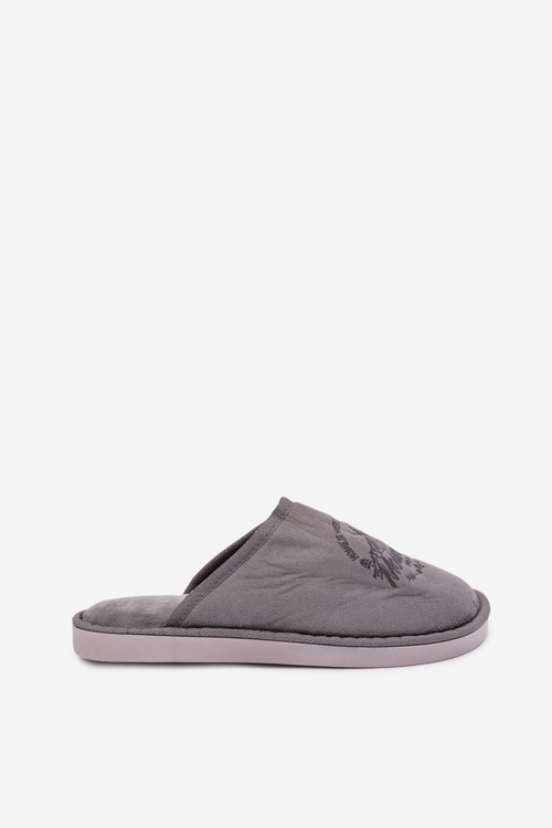 Men's Grey Slippers Tiranne