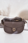 Messenger Bag Made Of Eco Leather Gray Samriddhi