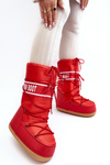 Women's High Snow Boots Red Venila