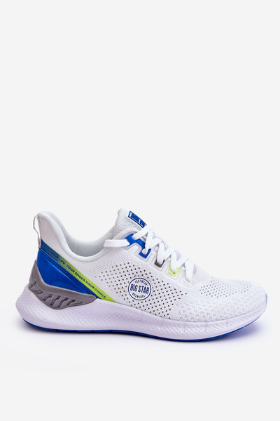 Sneakersy Męskie Wygodne Memory Foam Białe Big Star LL174102