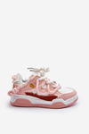 Women's Sneakers with Chunky Lacing Pink Miatora