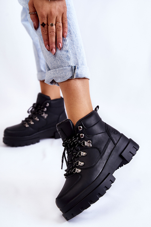 Buty Trekkingowe Damskie Czarne Lee Cooper LCJ-22-31-1435