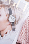 Women's Watch GG Luxe Silver White Dial Bemas