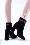 Leather High Boots Laura Messi Black 2203