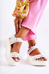 Women's Sandals On The Platform White Terrina