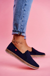 Women's Espadrilles Big Star Slip-on Navy blue FF276036