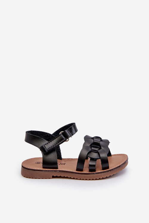 Children's Sandals with Velcro Fastening Black Sarniema