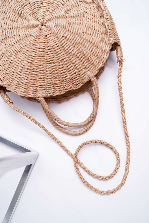 Women's Bag Braided Octario Camel