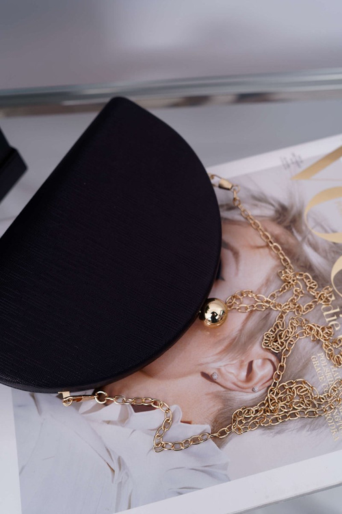 Damska Torebka Czarna Wieczorowa