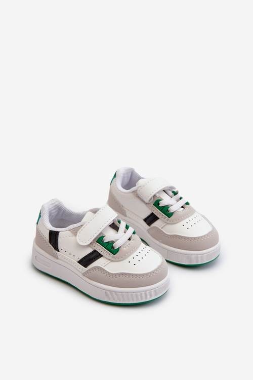 Classic Children's Sports Shoes White-Green Marlin
