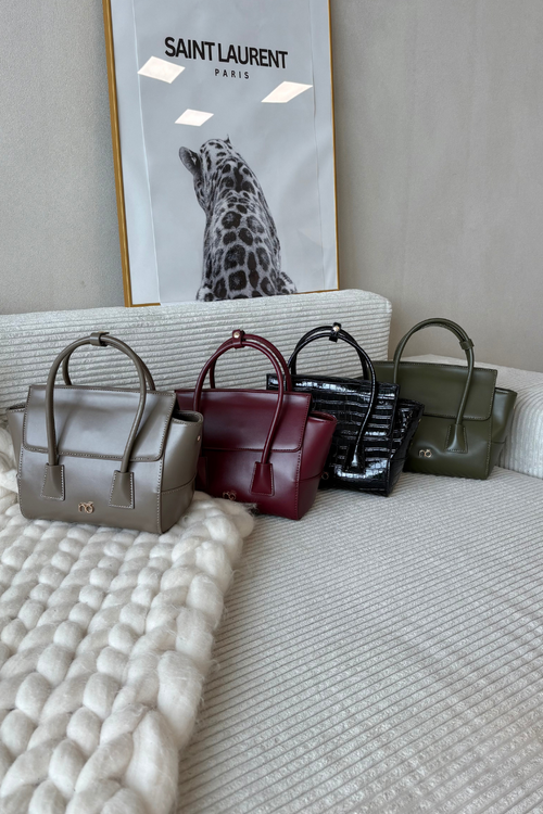 Small Box Bag with Embossed Pattern NOBO BAG5800-M20 Black