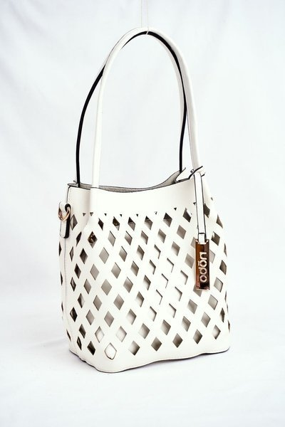 Women's Bag Nobo Shopper Bag White NBAG-I3690-C000