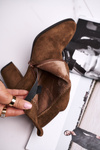 Women’s Boots On High Heel Sergio Leone Olive BT508