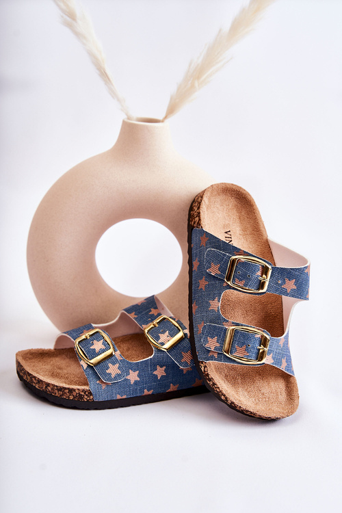 Comfortable Children's Slippers Blue Ander