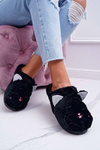 Women's Slippers Cat Ears Black Sleppyhead