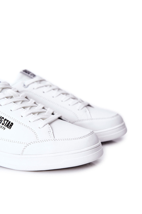 Leather Sneakers Memory Foam Big Star II174170 White