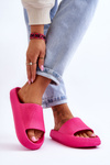 Fashionable Light Flip Flops On A Massive Sole Fuchsia Rebel