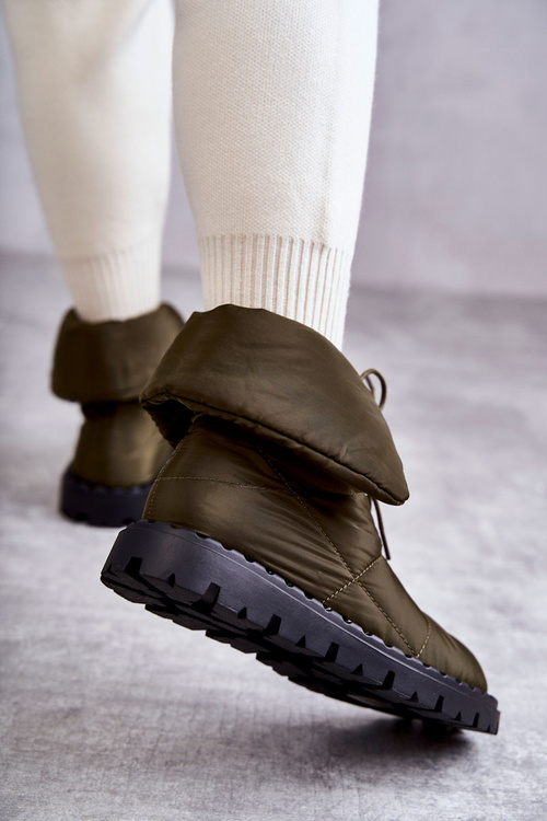 Women's insulated boots Green Emelie