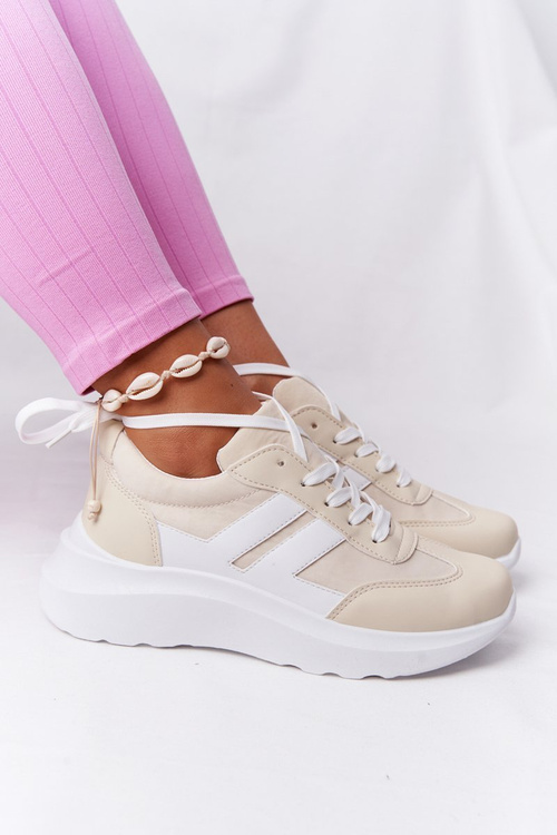 Women’s Sport Shoes Sneakers Beige Holiday
