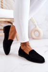 Suede Loafers With Belt Black Jayden