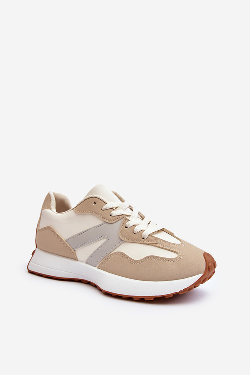 Women's Beige Sports Shoes Chloette