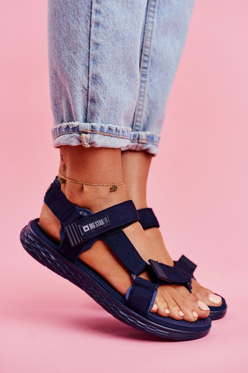 Women's Sandals Big Star Navy FF274A601