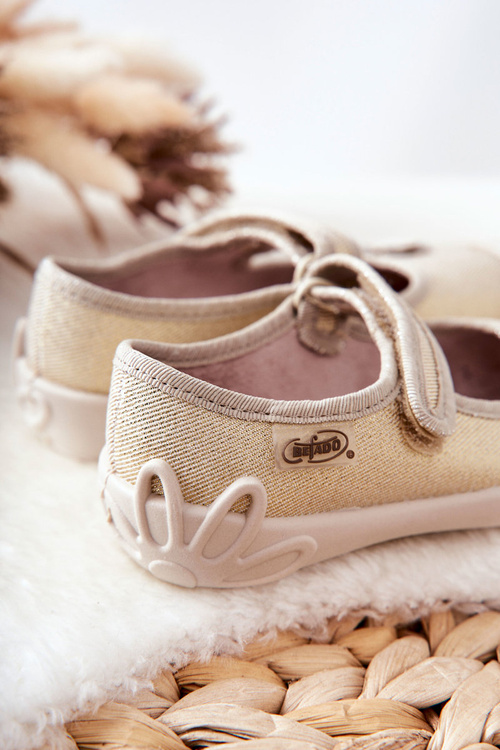 Ballerina slippers Befado 114X288 Gold