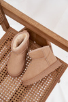 Children's Youth Snow Boots Lined with Fur Beige Mireya