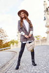 Women's Insulated Boots With Pearls Black Mishigan