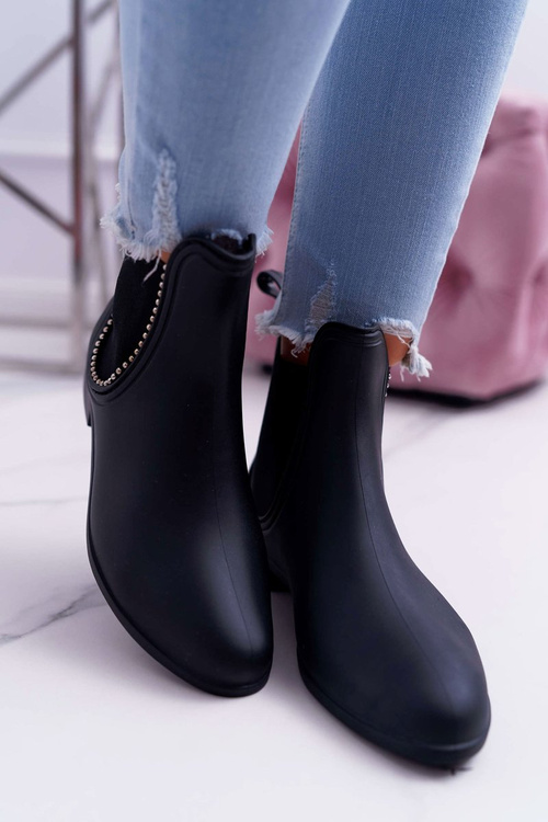 Black Women's Matte Lace-up Sneakers Boots Answear