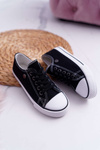Youth Sneakers Women's Shoes Black Justika