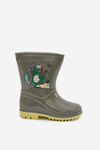 Children's Rubber Boots Dark Green Esalina
