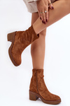 Women's ankle boots with a heel Camel Argastis