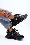 Sneakersy Damskie Czarne GOE NN2N4040