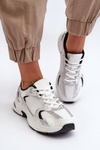 Women's Sports Shoes Sneakers White-Black Leranea