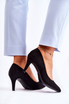 Classic Suede Heels Black Theira