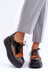 Women's Leather Brogues Maciejka 5074A-01 Black