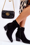 Women's Suede Warm Boots Black Wenche