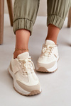 Women's Platform Sneakers Beige Nevelaine