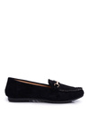 Women's Suede Moccasins Black Dive