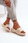 Women's Platform and Wedge Sandals in Beige Vimarils
