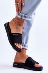 Women's Platform Slippers Big Star LL274930 Black