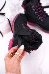 Children's Boots Insulated With Fur Black Forest